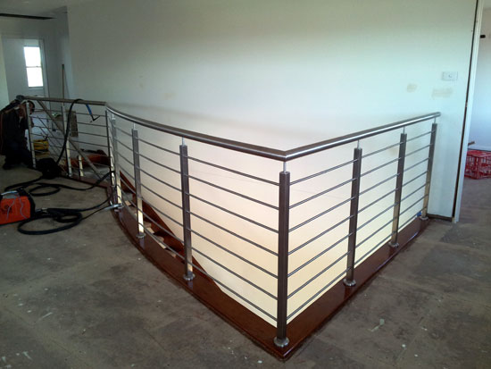 stainless steel staircase handrail 1