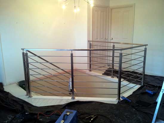 stainless steel balustrade