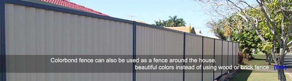 Colorbond fencing